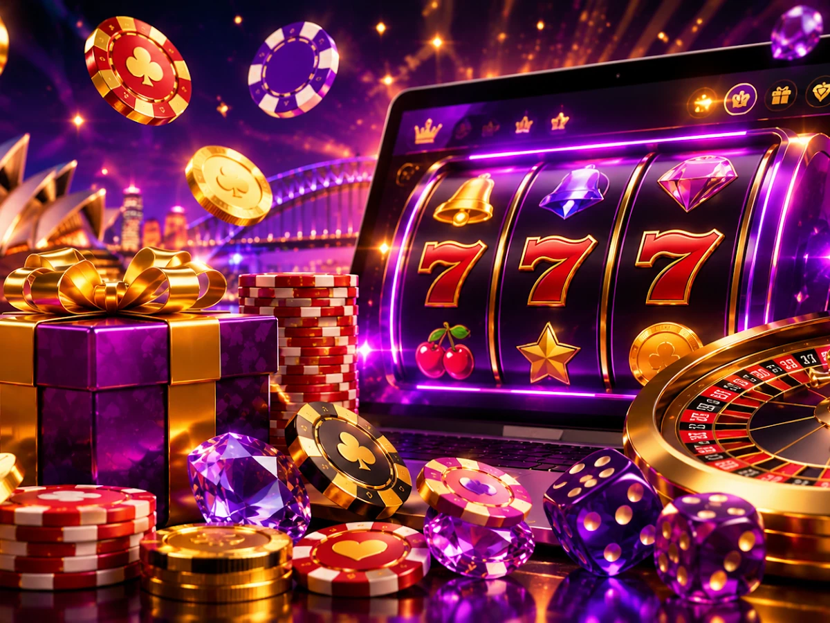 Tampilan visual permainan slot dengan reel dan simbol bonus